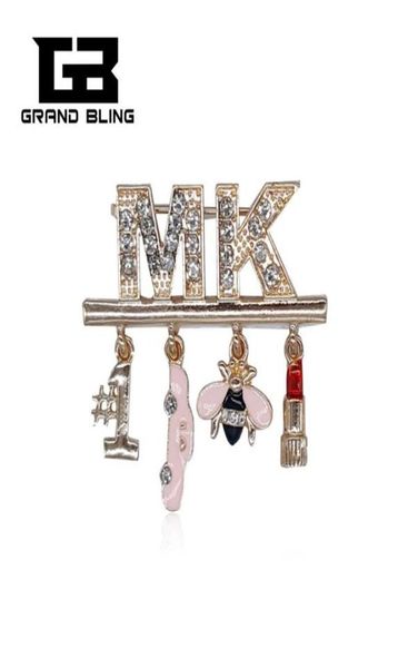 

unique brooch pin with fancy dangling charms for mary kay ladies3185510, Gray