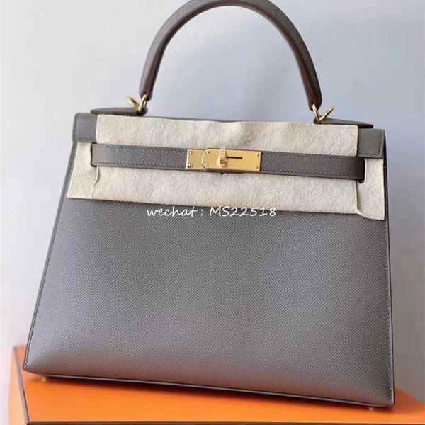 

handbag h ermess kellies customized version bags 7aquality grey epsom pure handmade
