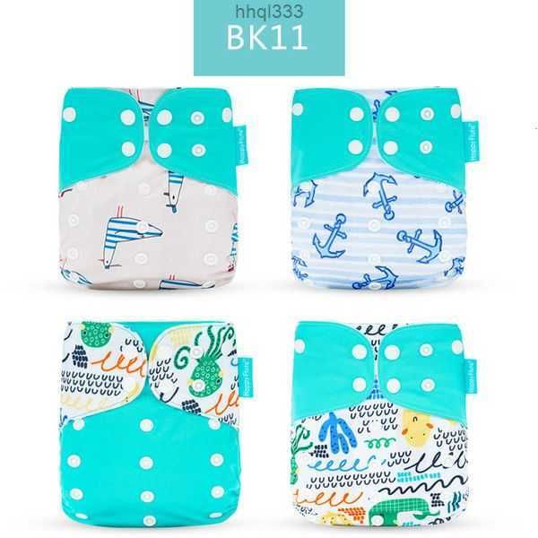 

bat6 e72b cloth diapers happyflute fashion style baby nappy 4pcsset cover waterproof reusable 230203