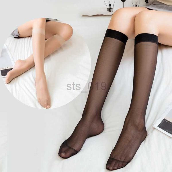 

socks 5pair set ultra-thin nylon stockings women black and skin colour high elasticity transparent long socks for lady girls stockings j2305, Red;black
