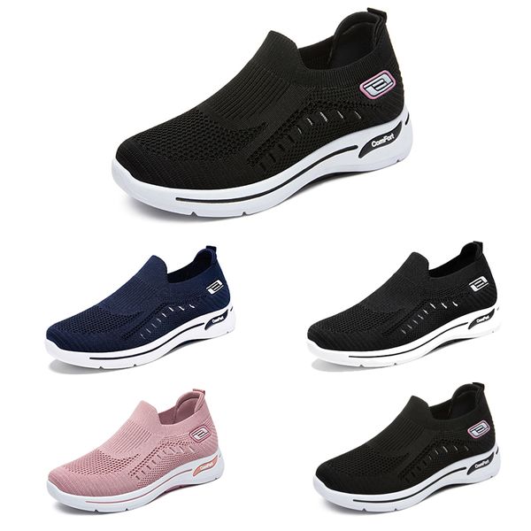 

men's shoes spring new flying weaving casual sports shoes breathable and comfortable couple casual shoes 01, Black