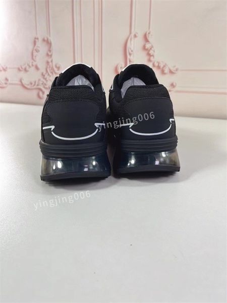 

2023fashion designer sneaker casual shoes leather sneakers embroidered white shoes flat platform walking sports trainers, Black