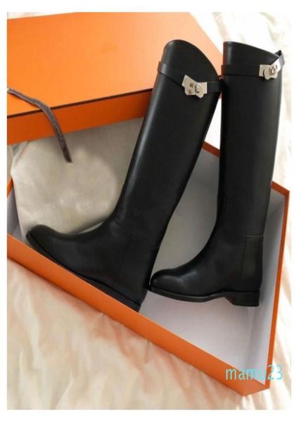 

famous winter brands key buckles women kelly over knee boots black gray brown ladies martin boots flats female knight boots combat9480441