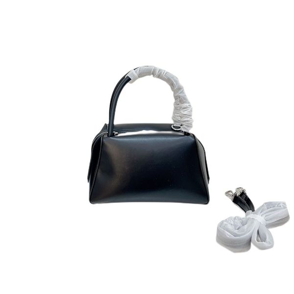 

designer gradual genuine leather handle handbag crossbody purse wallet triangle shoulder bags detachable adjustable strap zipper closure met