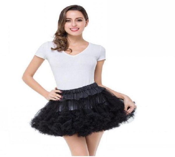 

black white red pink women short petticoats tulle underskirt short tutu skirt for wedding dress crinoline4013644