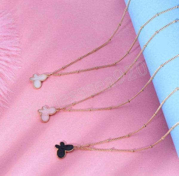 

simple colorful butterfly pendant necklace for women delicate jewelry gold color chain choker necklaces party jewelry5968432, Silver