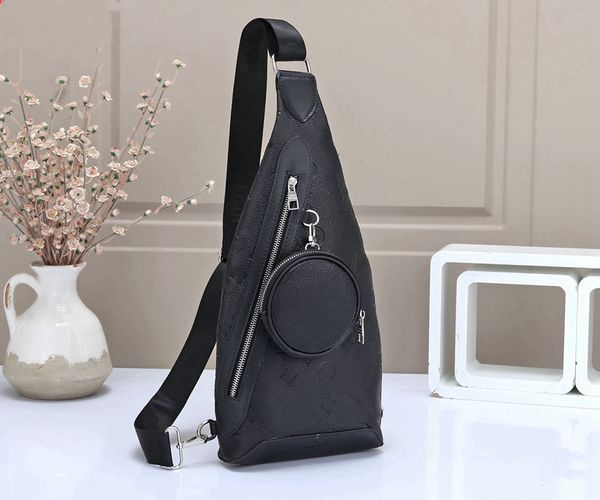 

designer duo chest crossbody bag avenue sling shoulder bag damier adjustable strap trend backpack mens luxury monograms leather outdoor pack