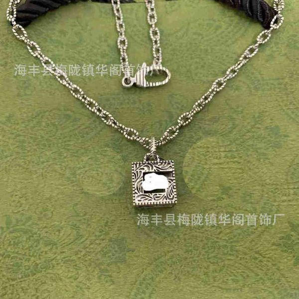 

20% off 2023 new designer jewelry bracelet necklace ring ancient family vine pattern hollow out three-dimensional men's full body sterl, Silver