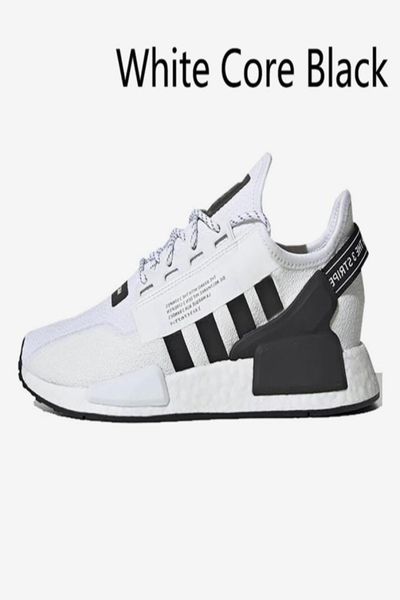 

2022 new fashion r1 v2 runner shoes mens sneakers core black white metallic gold red blue carbon shock iridescent japan men women 1952197