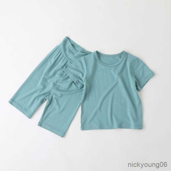 

clothing sets summer kids boys girls o-neck tshirt set childresn outfit, White