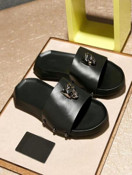 

new brand mens black rivet flat heels casual sandals genuine cow leather party outdoor beach cool slipper shoes 38461215894