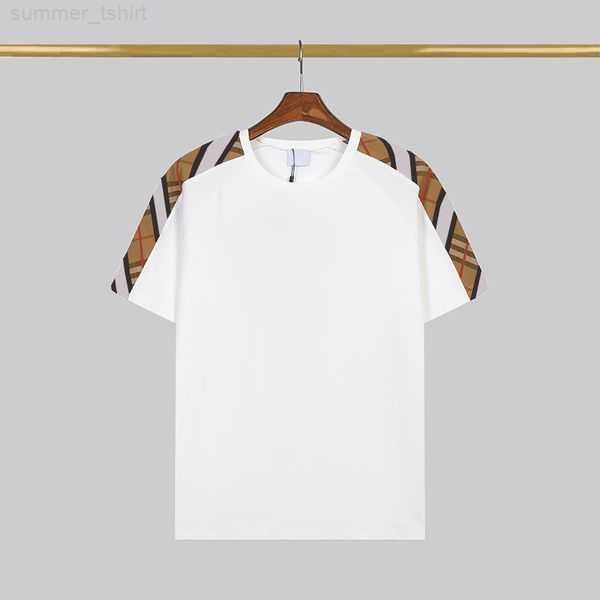 

summer fashion mens t shirts women designers t-shirts tees man s casual chest letter shirt luxurys clothing polos sleeve clothes tshirts t s, White;black