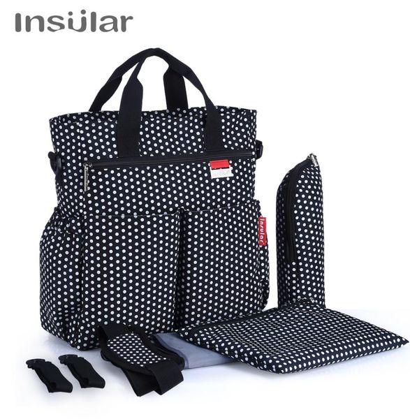

whole dots style baby diaper bag women tote bag fashion messenger mommy bag5642327