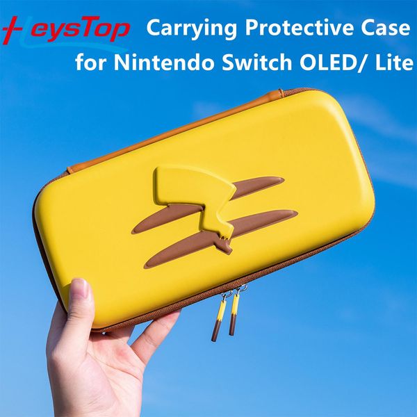 

organizer heyscarrying protective case for nintendo switch oled/ lite cover portable storage bag switch oled travel pouch accessories