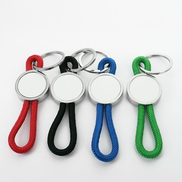 

sublimation blank new keychains transfer printing key ring material, Silver