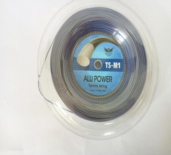 

2021 racquet kelist big banger alu power brand tennis string 17l 125mm200m grey color6434308