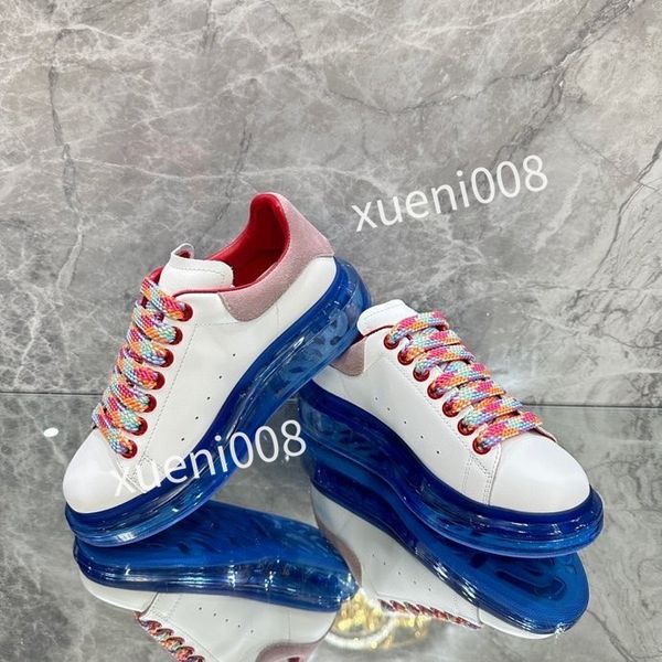 

new fashion women mens quality casual shoes brand leather lace-up sneaker running trainers letters flat printed sneakers, Red;white