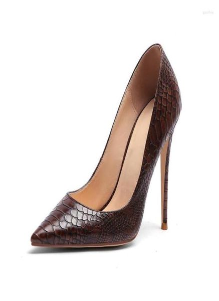 

dress shoes shofoo beautiful fashionable lady39s snake grain leather about 12cm highheeled women39s pointed toe pumps9944997, Black