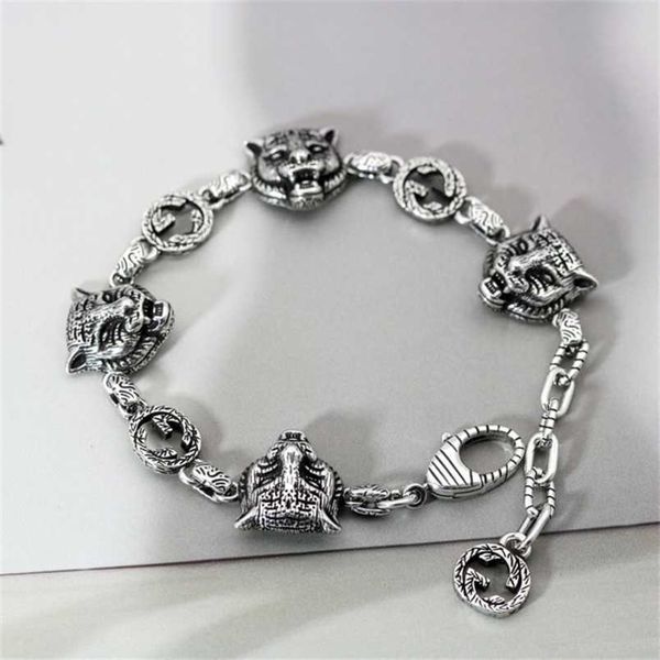 

20% off 2023 new designer jewelry bracelet necklace ring relief three-dimensional adjustable head bracelet personalized men's women&#03, Black