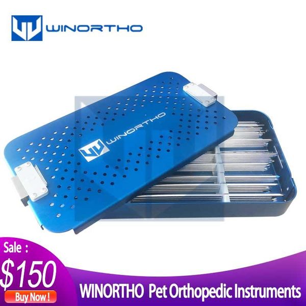 

tools kirschner wire case orthopedic instrument box container veterinary equipment pin implants pet surgical tools