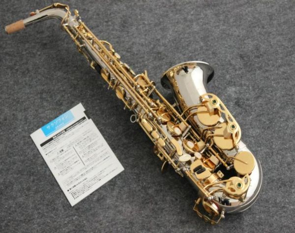 

japan yanagisawa alto saxophone a992 awo20 eb nickel plating gold key alto sax professional playing instrument with accessories2969720839
