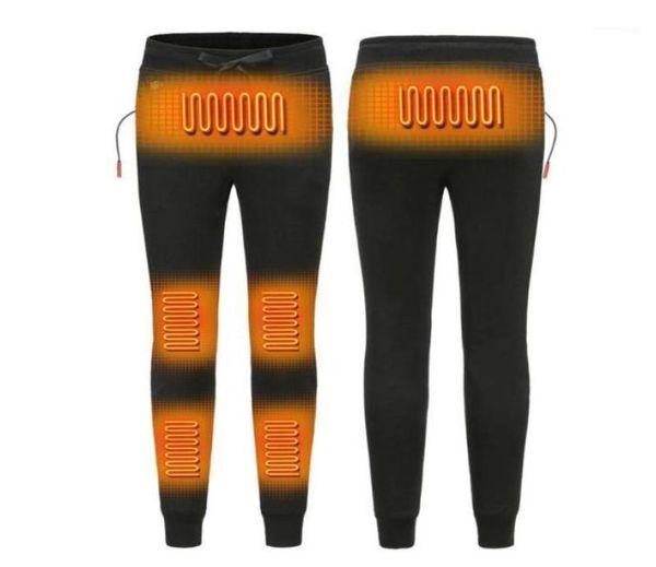 

leggings winter warm women heated stretchy legging thermal pants leggings washable electric usb heating pants without battery 19317006, Black;green