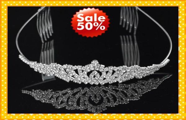 

fashion headband hair clips crystala jewelry bridal hair wedding brides romantic rhinestone wear beautiful good sell9925248, Silver