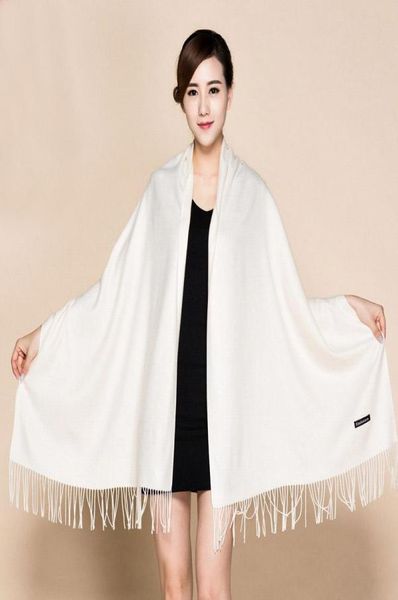 

solid white 100 soft women039s new large fashion fine tassels cashmere pashima thick long shawl scarfs wrap warm 1120012352213, Blue;gray