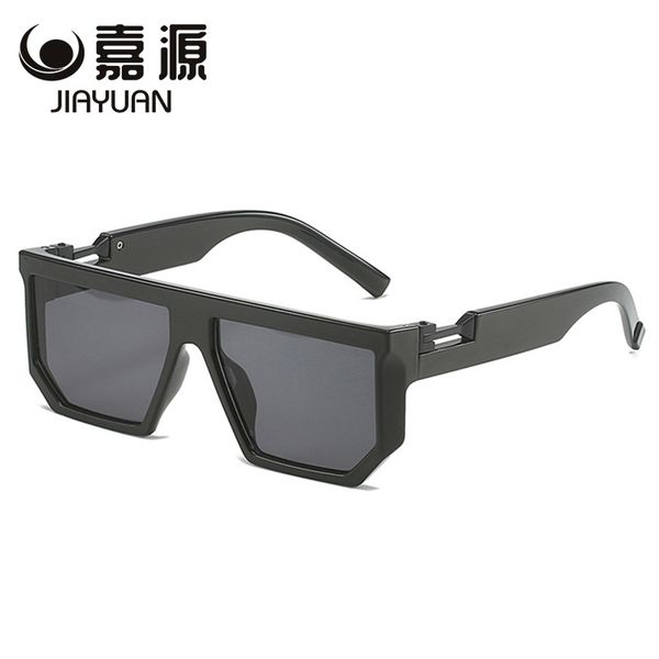 

sunglasses for men and women brand designer sunglasses new large frame flat sunglasses retro square metal glasses exquisite artistic glasses, White;black