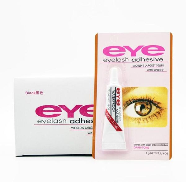 

eye lash glue makeup adhesive waterproof false eyelashes adhesives glue with packing practical eyelash glue dhl 6508765