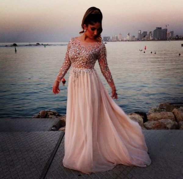 

2016 factory realy picture evening dresses long sleeve beaded sequins high qaulity material evening gowns dress party dance wear9058446, Black;red