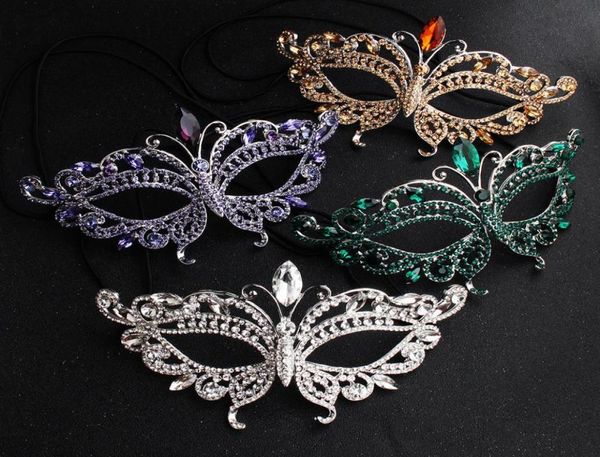 

highend luxury halloween princess diamond mask new weddingparty masks rhinestone sparkling banquet special face mask2891091