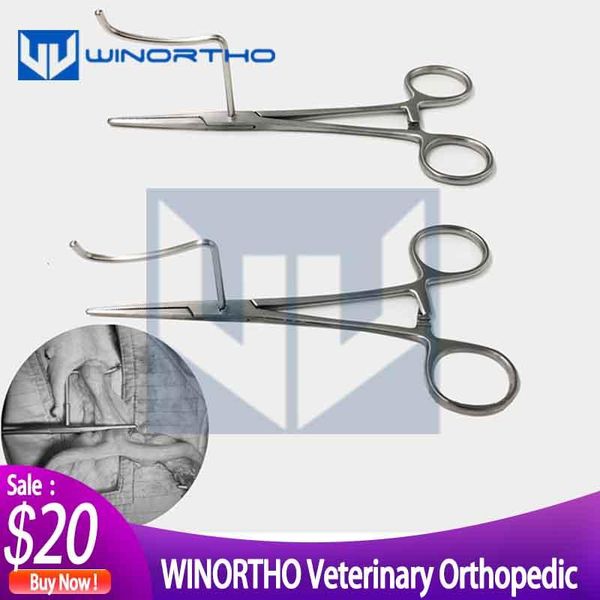 

tools ovariohysterectomy spay clamp use to atraumatically lift uterine horns veterinary instruments forceps animal dog cat
