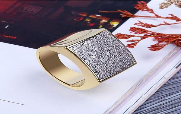 

xl mega icey gold cz micro pave bling ring cz bling bling ring micro pave cubic zirconia simulated diamonds hip hop rings4738132, Golden;silver
