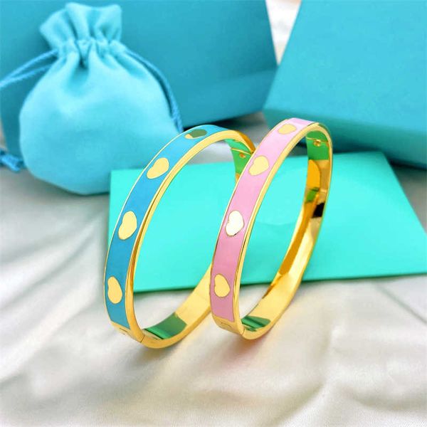 

high version tiffay fashion simple versatile love bracelet titanium steel stainless steel heart bracelet popular colorless bracelet for men, Black