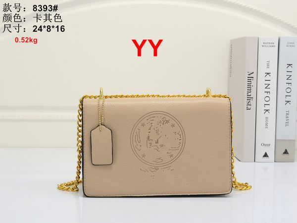 

2023 genuine leather chain purse leather women shoulder bags crossbody luxury handbags clutch purses ladies wallets tote gold silver black 0