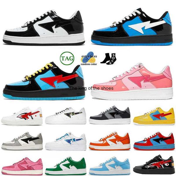 

og2023 casual shoes sk8 sta sneakers designer sk8 stas fashion womens mens abc camos blue color camo combo pink patent leather black platfor