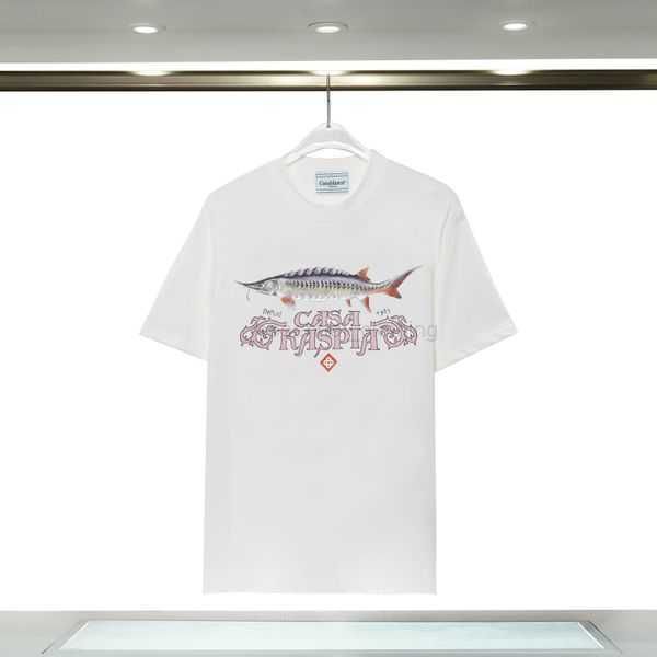 

mens designer t shirt casablanc shirt man womens t shirts with letters print short sleeves summer casablanca t-shirts men loose tees us size, White;black