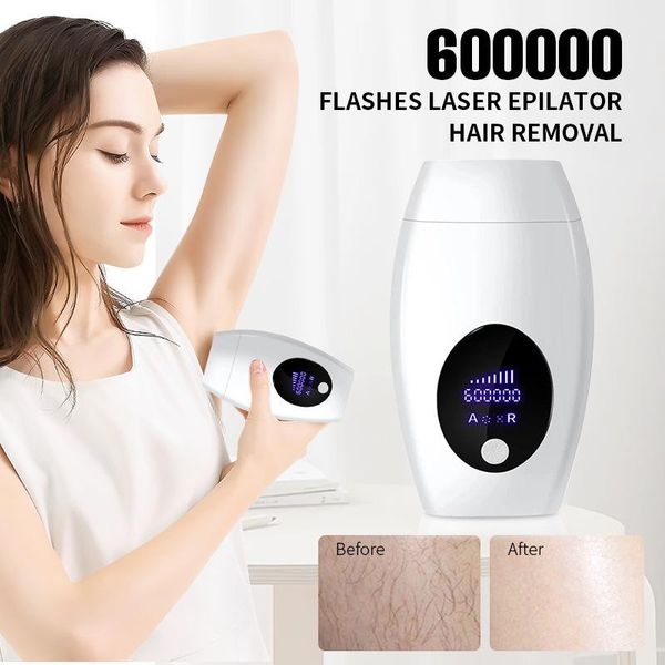 

epilator 600000 flashes ipl laser hair removal home mini painless epilator women full body hair remover pepilator laser hair removal