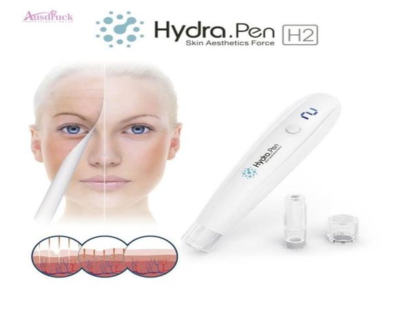 

2020 new 2 in 1 h2 hydra pen derma roller pen microneedling with cartridge kit automatic serum applicator device new2815204
