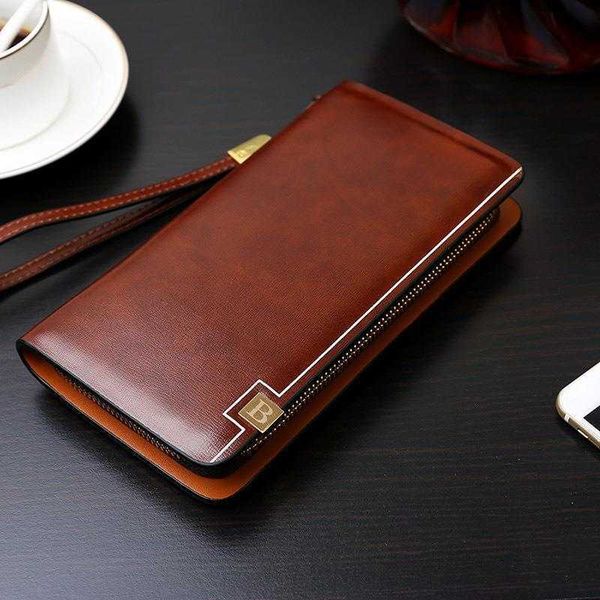 

korean style wallet mens single zipper handbag multifunctional bag mobile phone wholesale, Red;black