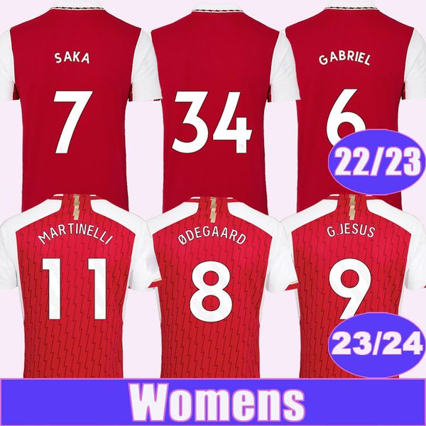 

2023 24 white saka pepe women soccer jerseys 22 23 pepe tierney gabriel odegaard smith rowe martinelli marquinhos g. jesus home away 3rd foo, Black;yellow