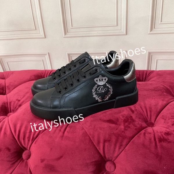 

brand fashion designer sneakers leather fashion canvas casual shoes mens women original shoes2023, Black