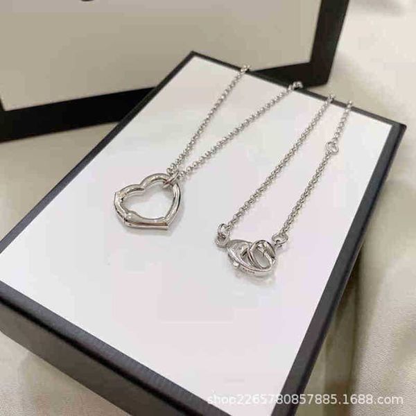 

2023 new designer jewelry bracelet necklace ring full body hollow out three-dimensional love hand femalenew jewellery, Silver