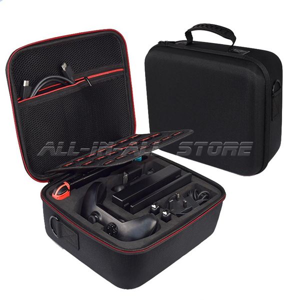 

organizer nintend switch deluxe portable protective carry case travel carrying big storage bag for nintendo switch console accessories