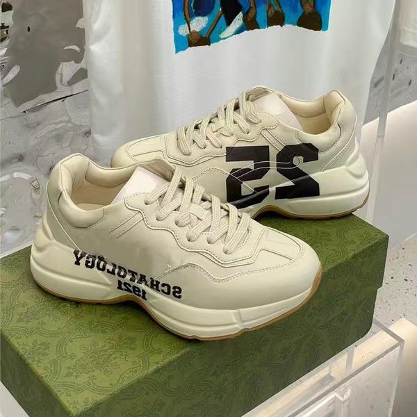 

men's rhyton sneaker designer zebra women casual shoes 3m reflective vintage chunky sole cmpct slate red blue white beige canvas burgun, Black