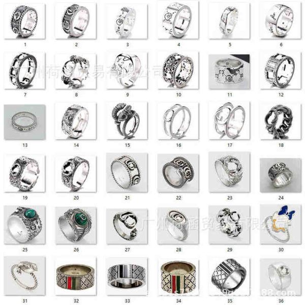 

20% off 2023 new designer jewelry bracelet necklace family ring material same style tiktok street pgraphy classic multiple stylesnew jewelle, Silver