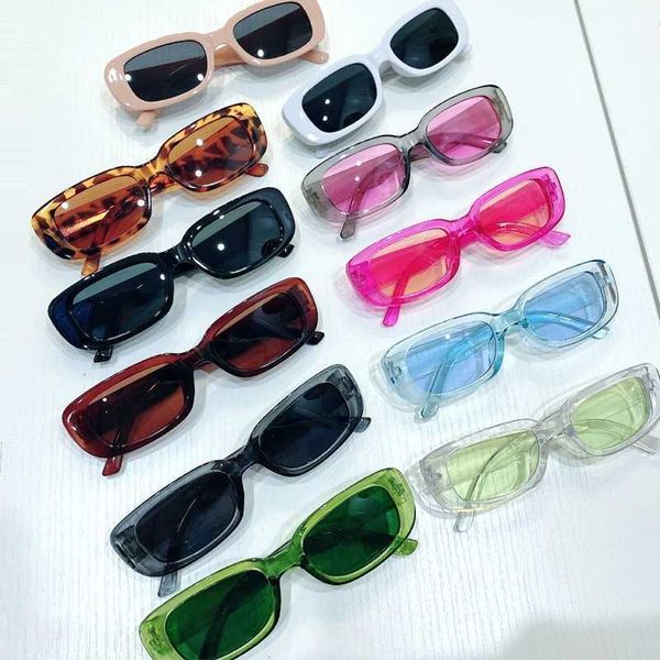 

luxury brand fashion sunglasses outdoor summer small rectangle women oval vintage designer square sun glasses for shades female eyewear anti, White;black