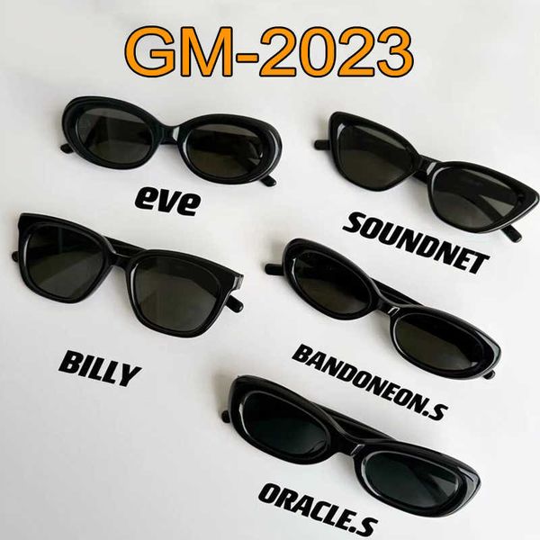 

2023 new gm sunglasses korea women gentle sunglass fashion lady vintage eyewear oracle.s eve billy sound net bandoneon.s, White;black