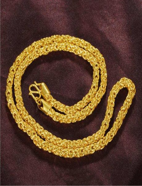 

men039s 24k gold plated necklace chains njgn085 fashion wedding gift yellow gold plate chain necklaces6824207, Silver